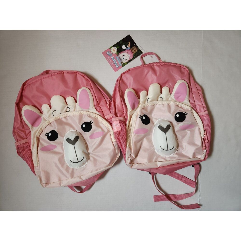 Firefly Izzie the Llama Kids Backpack Bundle Pink 15L Set of 2